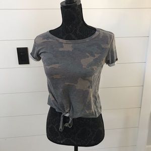 Tilly’s cami front tie shirt